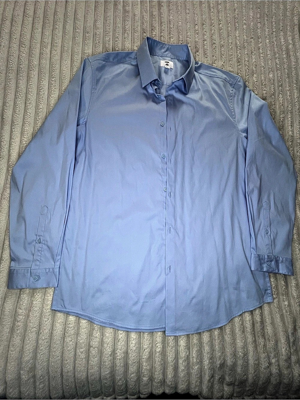 Mode One Button Down Shirt in Blue XL Like New